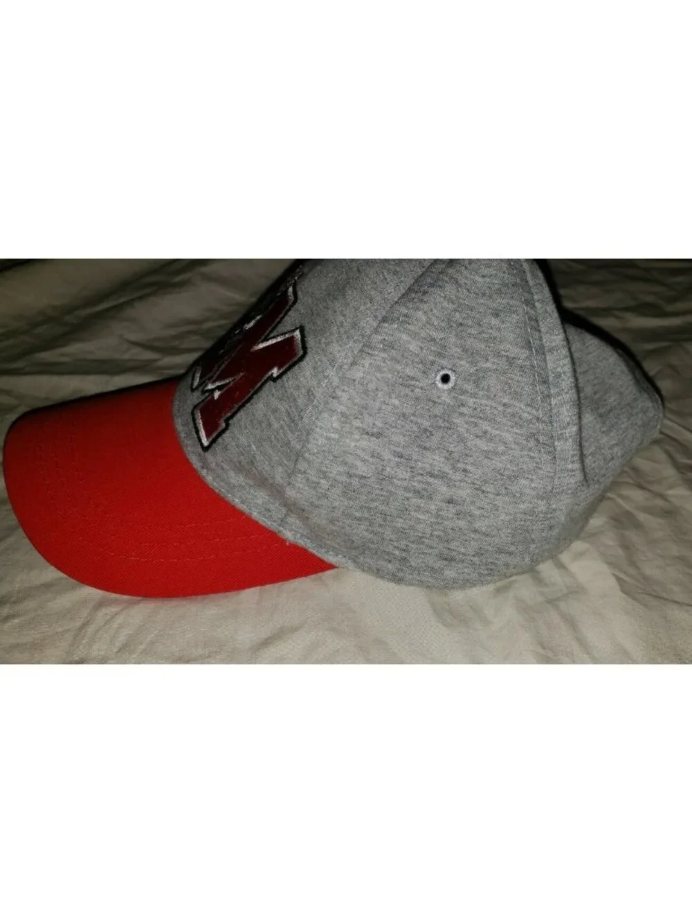 Minnie  Hat Cap Toddler Youth Red and Gray Adjustable One Size